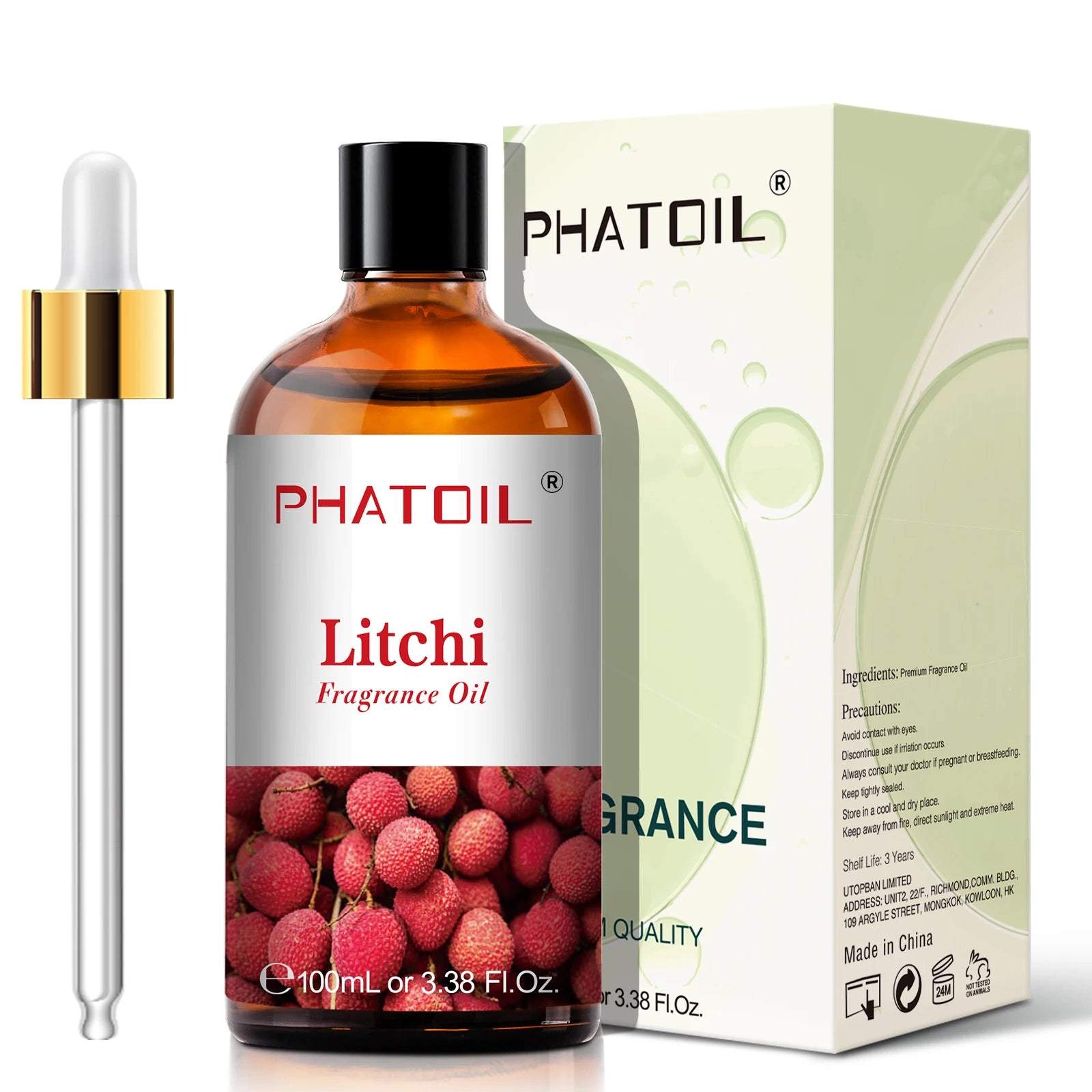 PHATOIL 100ml Sweet Fruity Fragrance Oil for Diffuser and Candle Making Coconut Vanilla Strawberry Lemon Peach Pear Aroma Oil - Vibrant Variety Store