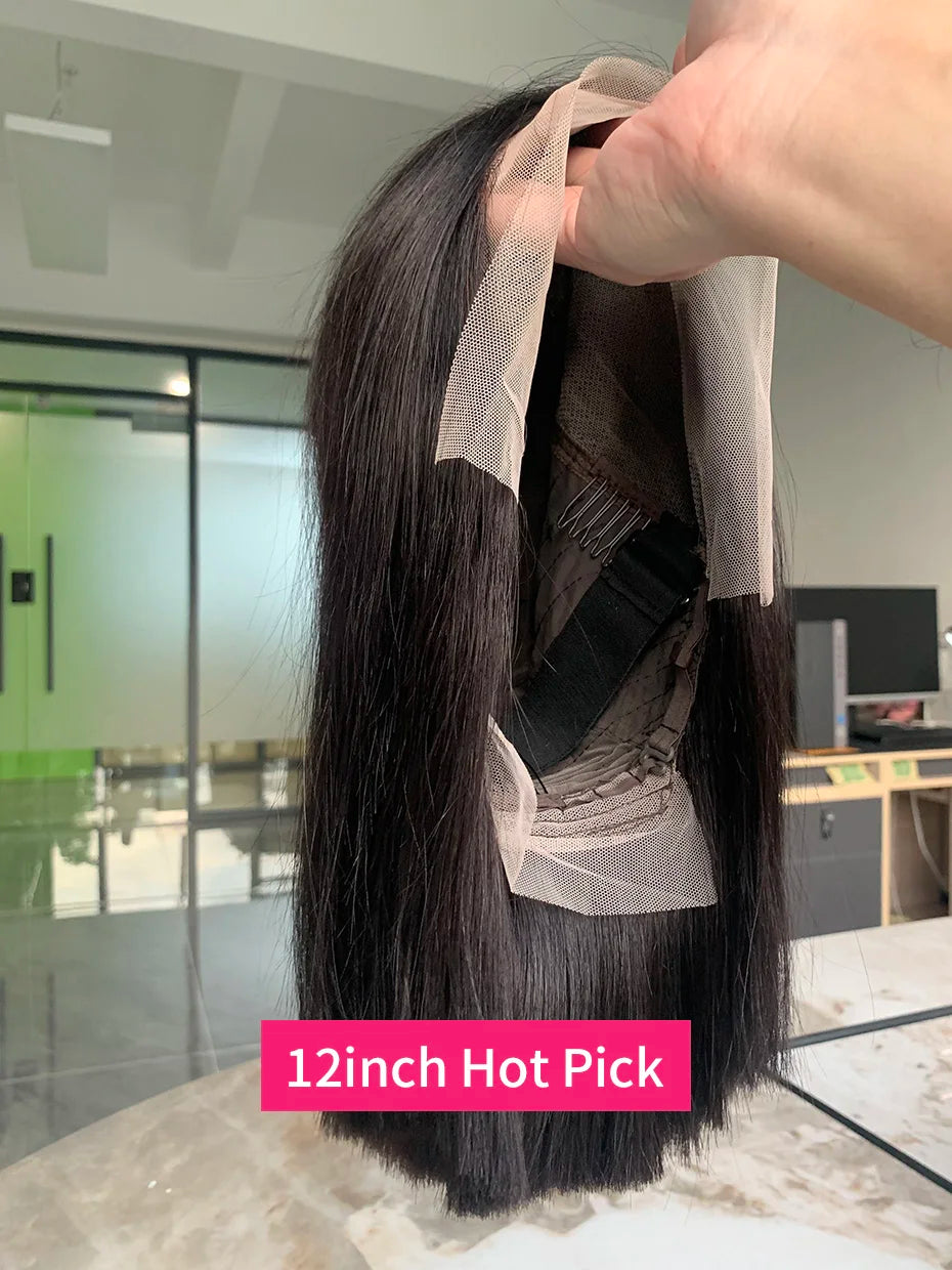 13x4 Bob Wigs Bone Straight Human Hair Wigs 13x6 Lace Frontal Hair Extensions Wig 100 Vietnamese Lace Front Human Hair Wig Black