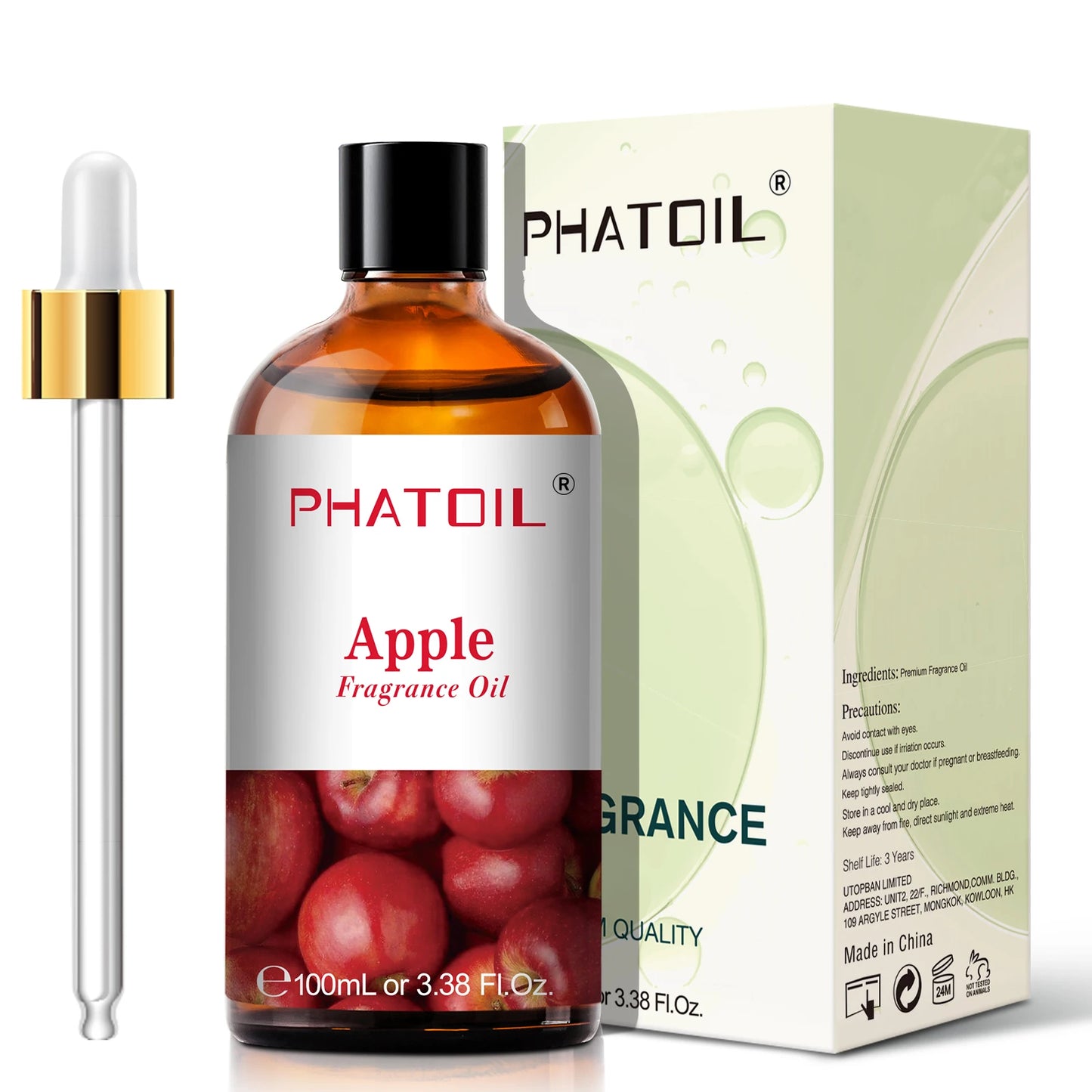 PHATOIL 100ml Sweet Fruity Fragrance Oil for Diffuser and Candle Making Coconut Vanilla Strawberry Lemon Peach Pear Aroma Oil - Vibrant Variety Store