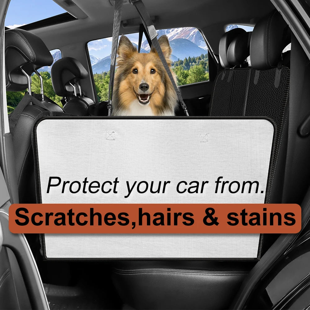 Back Seat Extender for Dogs Waterproof Dog Car Seat Cover Anti Scratch Carrier Mat - Vibrant Variety Store