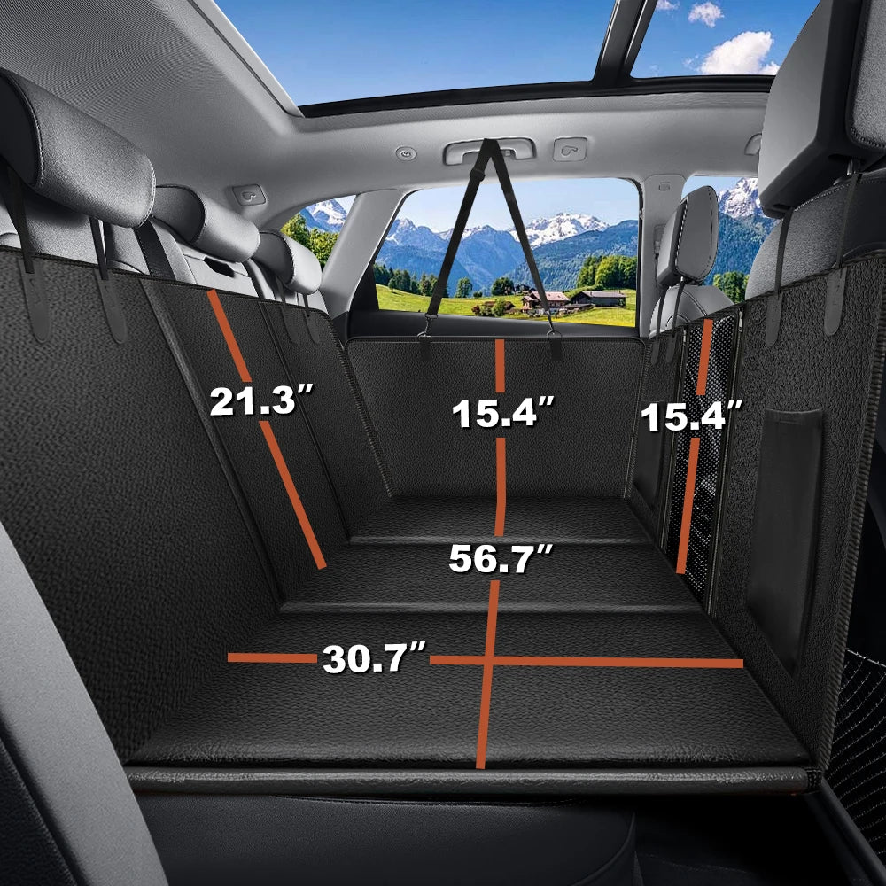 Back Seat Extender for Dogs Waterproof Dog Car Seat Cover Anti Scratch Carrier Mat - Vibrant Variety Store