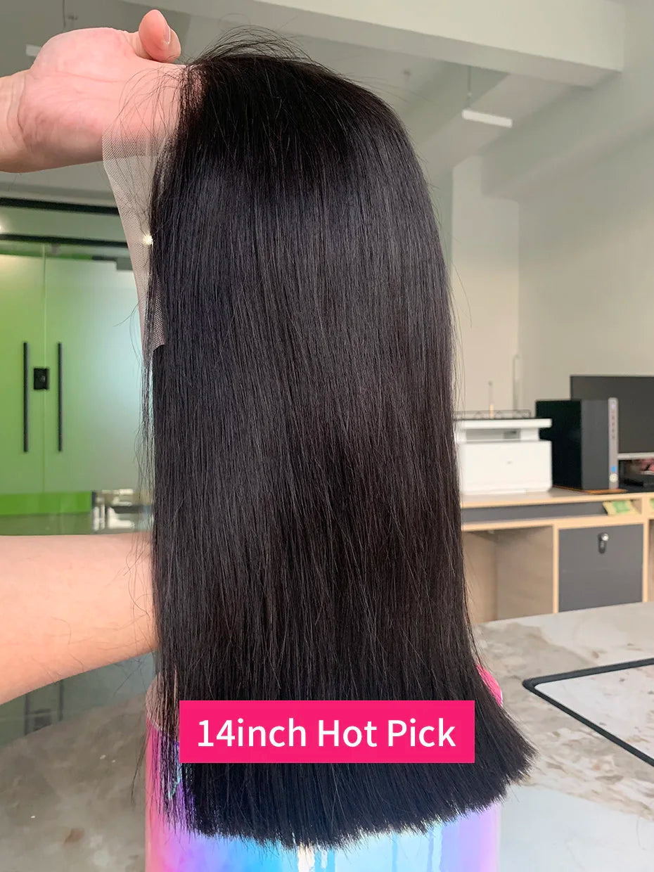 13x4 Bob Wigs Bone Straight Human Hair Wigs 13x6 Lace Frontal Hair Extensions Wig 100 Vietnamese Lace Front Human Hair Wig Black