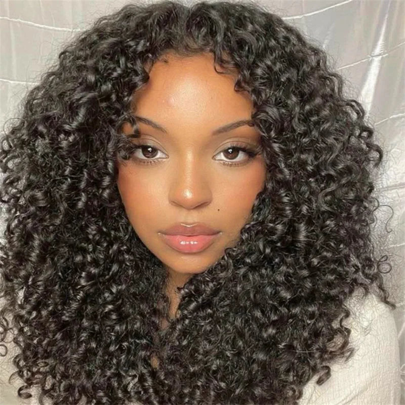 Alipear Hair Burmese Curly Human Hair Bundles Natural Black Color Real Human Virgin Hair Extensions