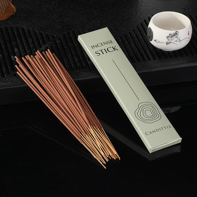 90 Pcs Scented Incense Stick Set Sandalwood Nag Champa White Jasmine Mint Home Fragrance Burning Time 35 Minutes - Vibrant Variety Store
