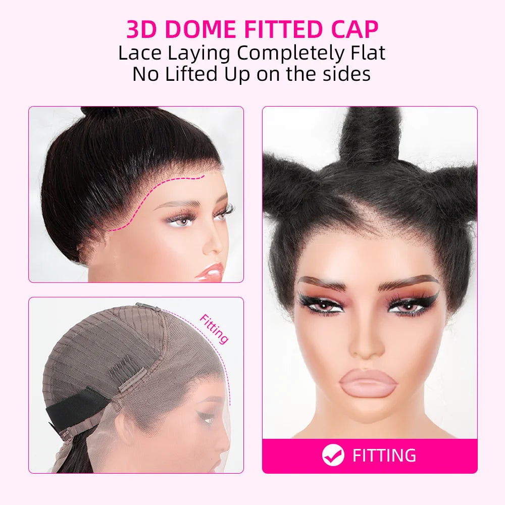 Hidden Strap Body Wave 360 HD Full Lace Front Wigs Human Hair Pre Plucked 12A Glueless Brazilian Virgin Wig With Drawstring