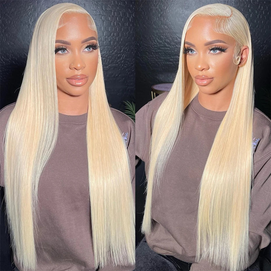 200 Density 613 Hd Lace Frontal Wig 13x4 13x6 360 Blonde Lace Front Human Hair Wigs For Women Preplucked Brazilian Straight Hair - Vibrant Variety Store