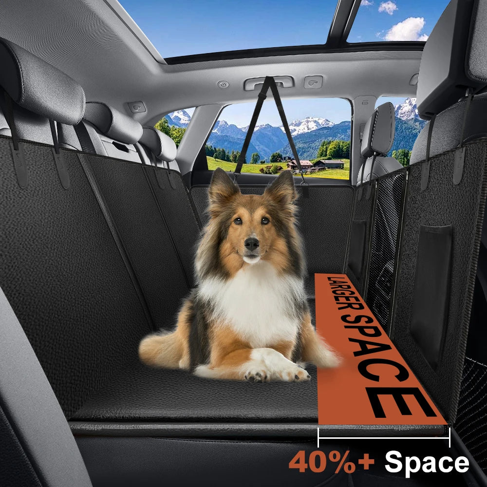 Back Seat Extender for Dogs Waterproof Dog Car Seat Cover Anti Scratch Carrier Mat - Vibrant Variety Store