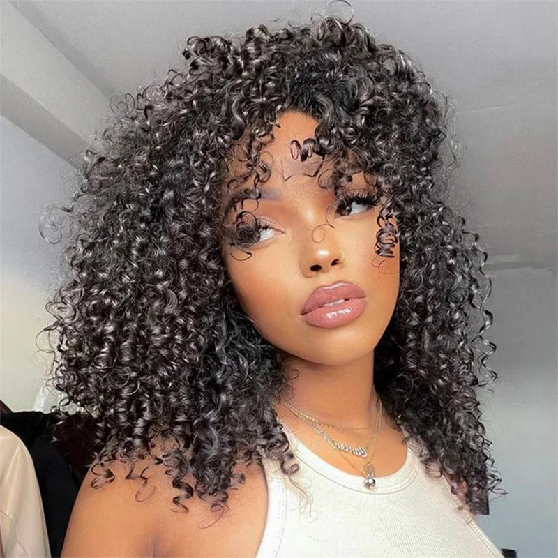 Alipear Hair Burmese Curly Human Hair Bundles Natural Black Color Real Human Virgin Hair Extensions