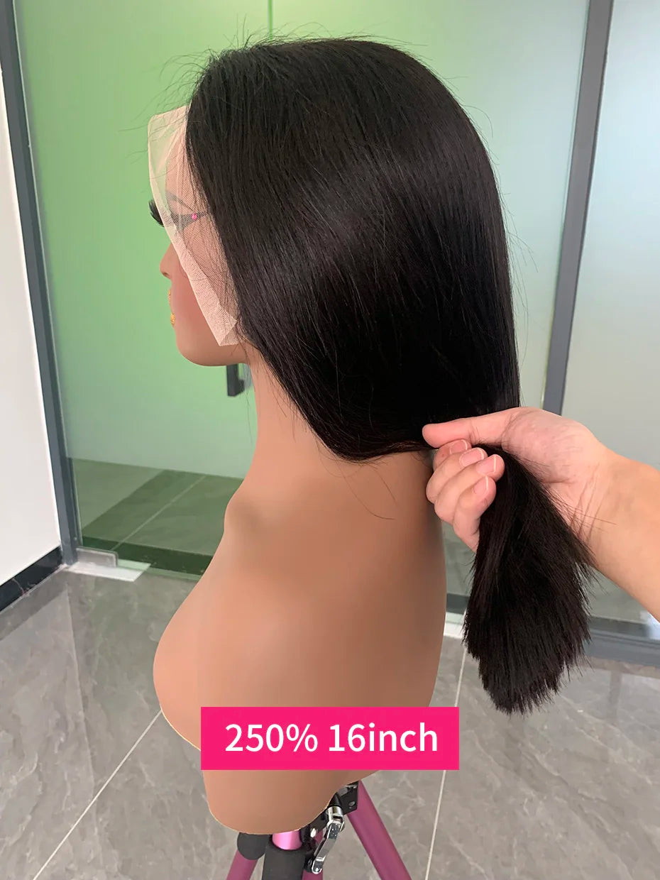 13x4 Bob Wigs Bone Straight Human Hair Wigs 13x6 Lace Frontal Hair Extensions Wig 100 Vietnamese Lace Front Human Hair Wig Black