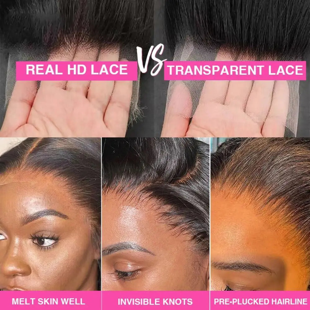 Curly Short Bob 13x4 HD Lace Frontal 220% Density 8-14 Inch Wigs Human Hair Deep Wave Cheap Wig Brazilian Remy For Black Women