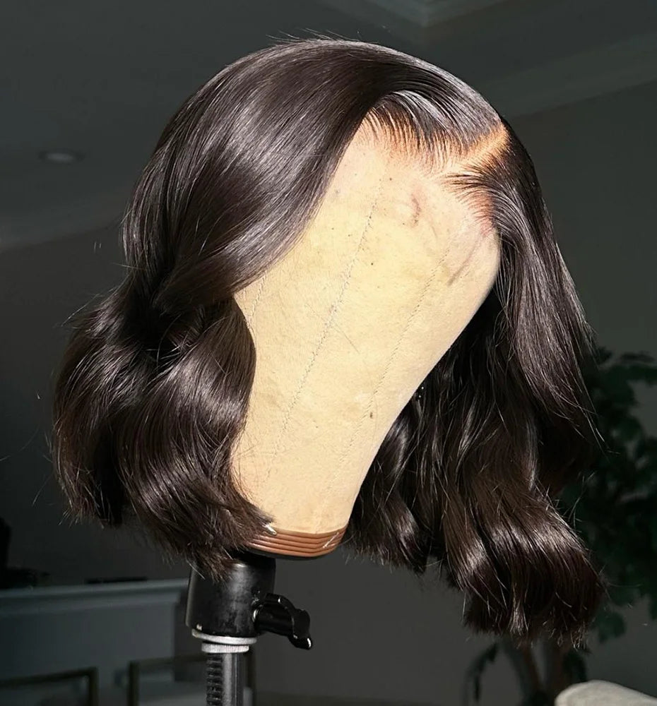 13x4 Bob Wigs Bone Straight Human Hair Wigs 13x6 Lace Frontal Hair Extensions Wig 100 Vietnamese Lace Front Human Hair Wig Black