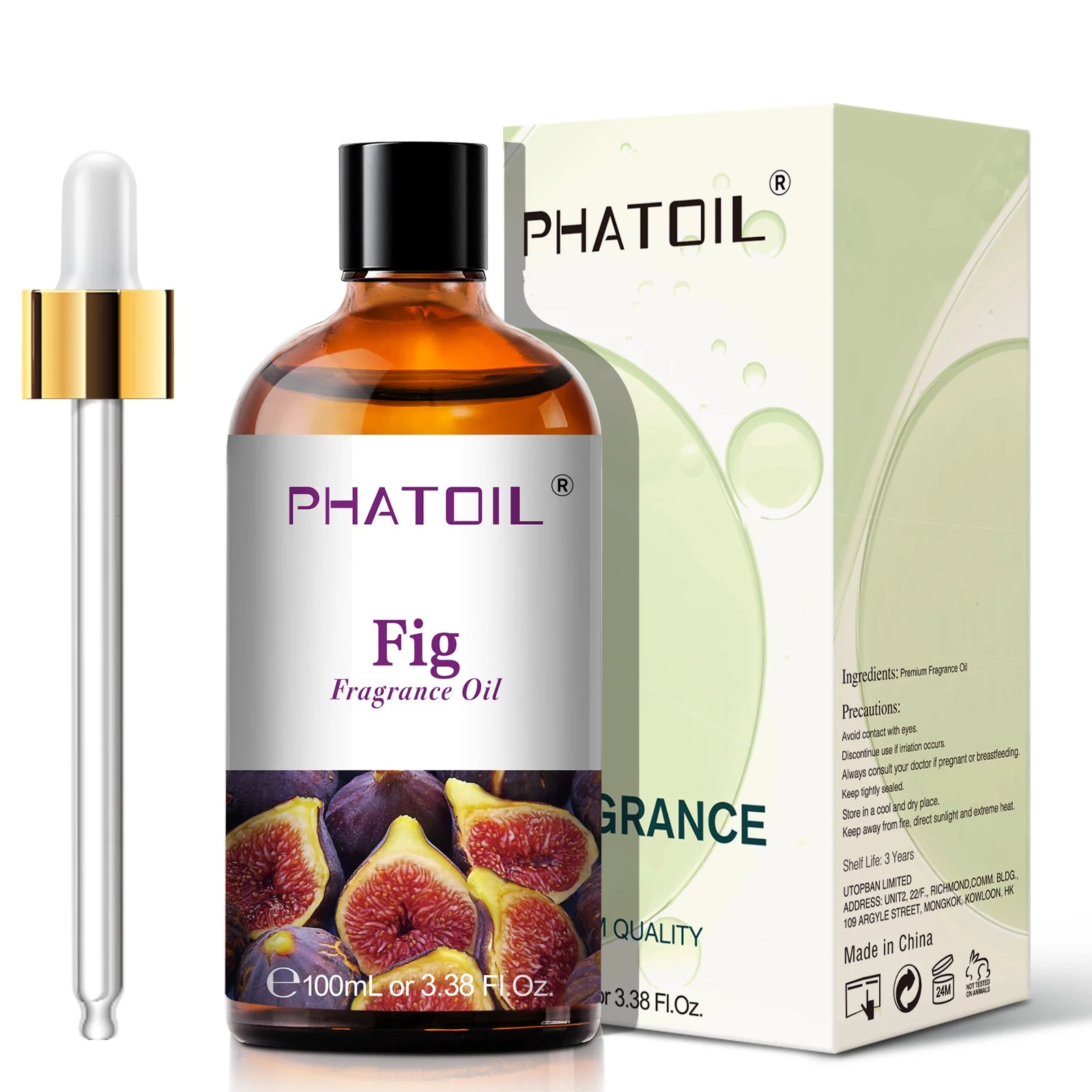 PHATOIL 100ml Sweet Fruity Fragrance Oil for Diffuser and Candle Making Coconut Vanilla Strawberry Lemon Peach Pear Aroma Oil - Vibrant Variety Store