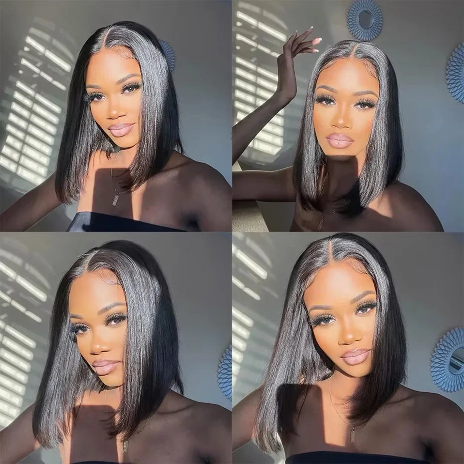 13x4 Bob Wigs Bone Straight Human Hair Wigs 13x6 Lace Frontal Hair Extensions Wig 100 Vietnamese Lace Front Human Hair Wig Black