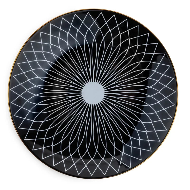 Calypso 12 Piece Stoneware Dinnerware Set, Service for 4 - Vibrant Variety Store