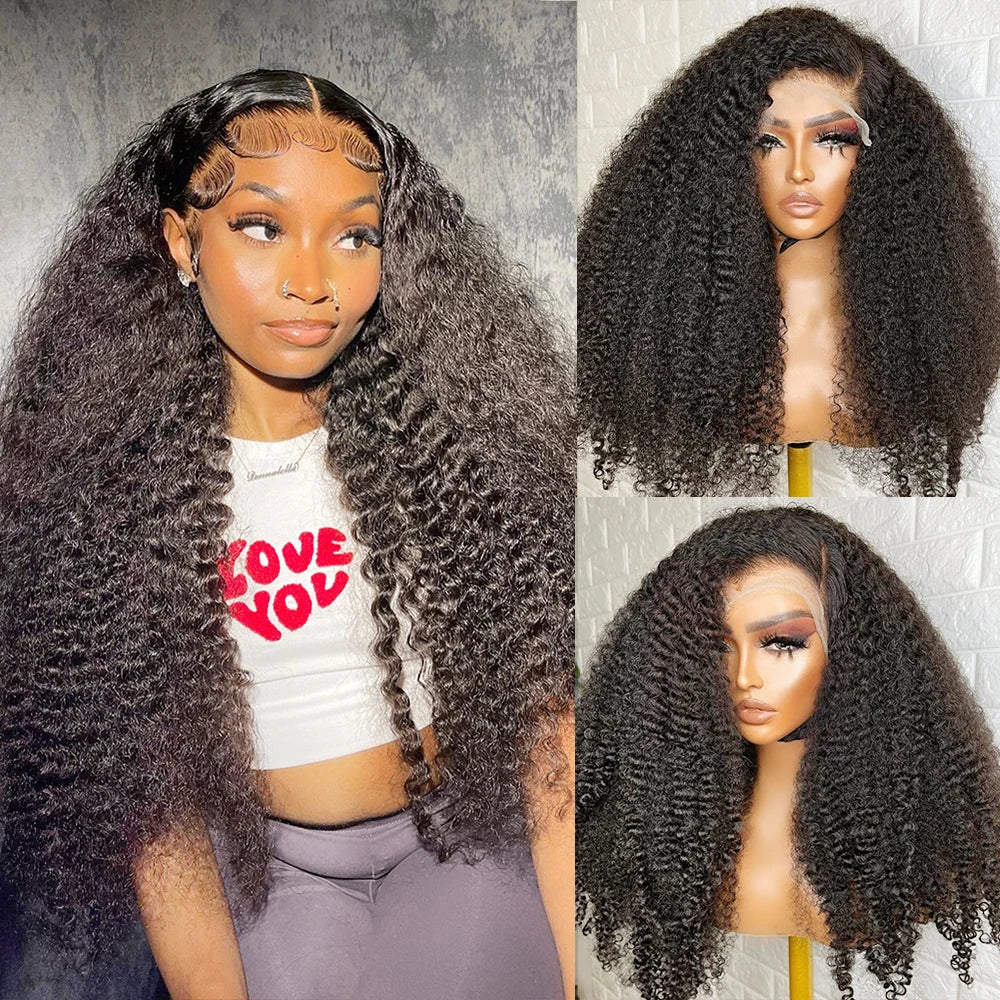 30 Inch Deep Wave 13x6 HD Lace Front Wig 250 density Water Wave 360 13x4 Lace Frontal Wigs 6x6 Closure Glueless Wig Human Hair