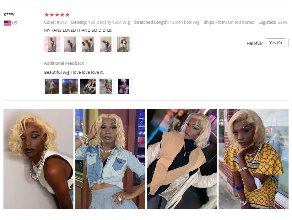 13x4 13x6 613 HD Blonde Bob Hair Wig Human Hair Lace Frontal Wig Brazilian Straight Bob Wig Lace Front Human Hair Wigs for Women