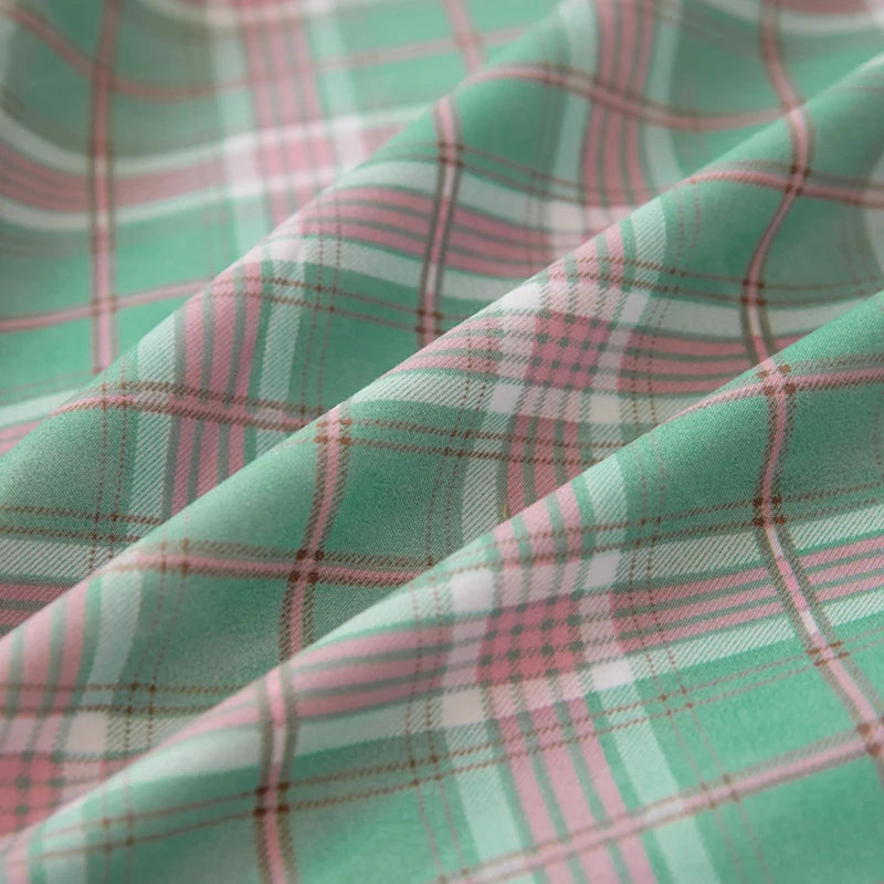 Cotton Fitted Sheet with Elastic Bands Non Slip Adjustable Mattress Cover for Double King Bed Non-Slip 140x200 160x200 200x200cm - Vibrant Variety Store