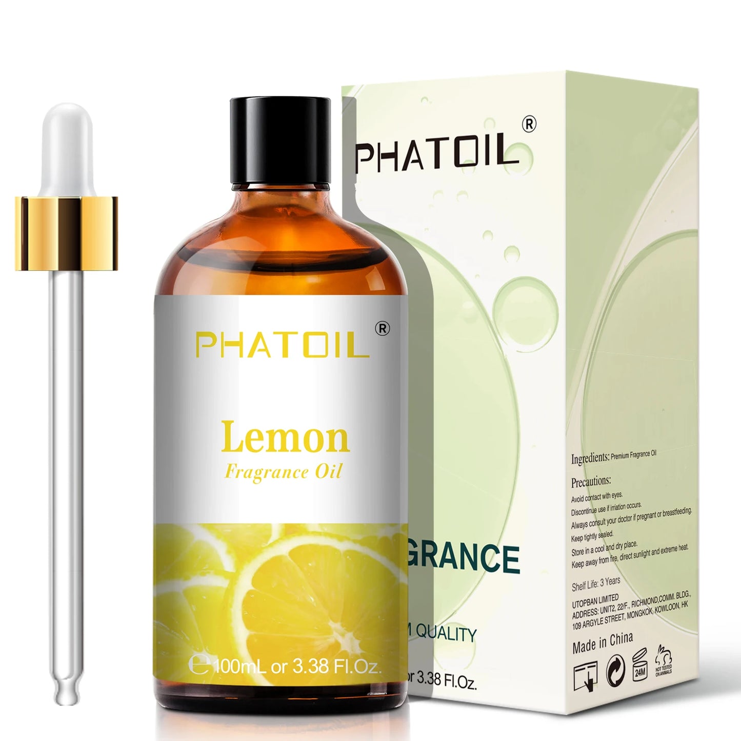 PHATOIL 100ml Sweet Fruity Fragrance Oil for Diffuser and Candle Making Coconut Vanilla Strawberry Lemon Peach Pear Aroma Oil - Vibrant Variety Store