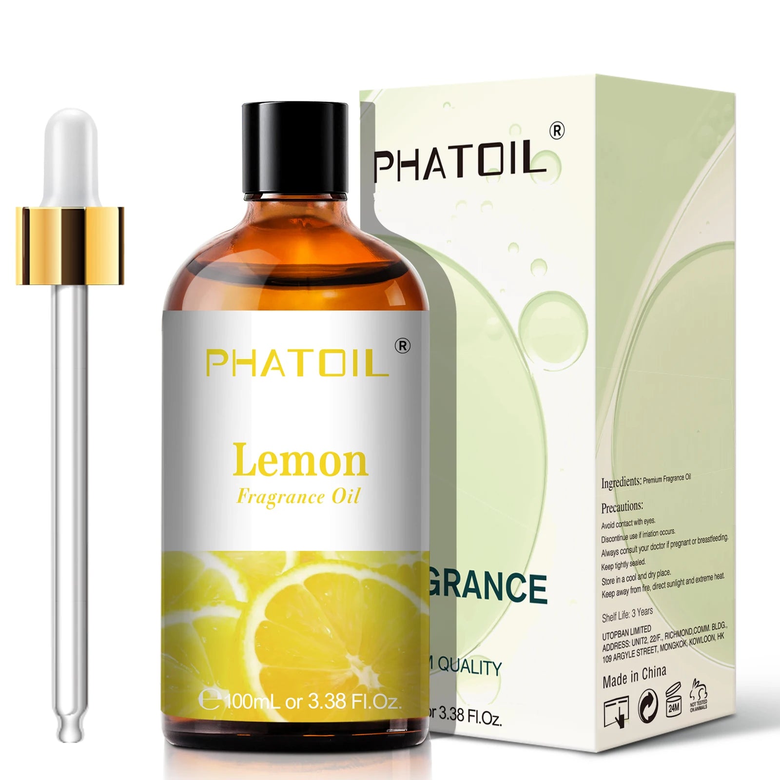 PHATOIL 100ml Sweet Fruity Fragrance Oil for Diffuser and Candle Making Coconut Vanilla Strawberry Lemon Peach Pear Aroma Oil - Vibrant Variety Store