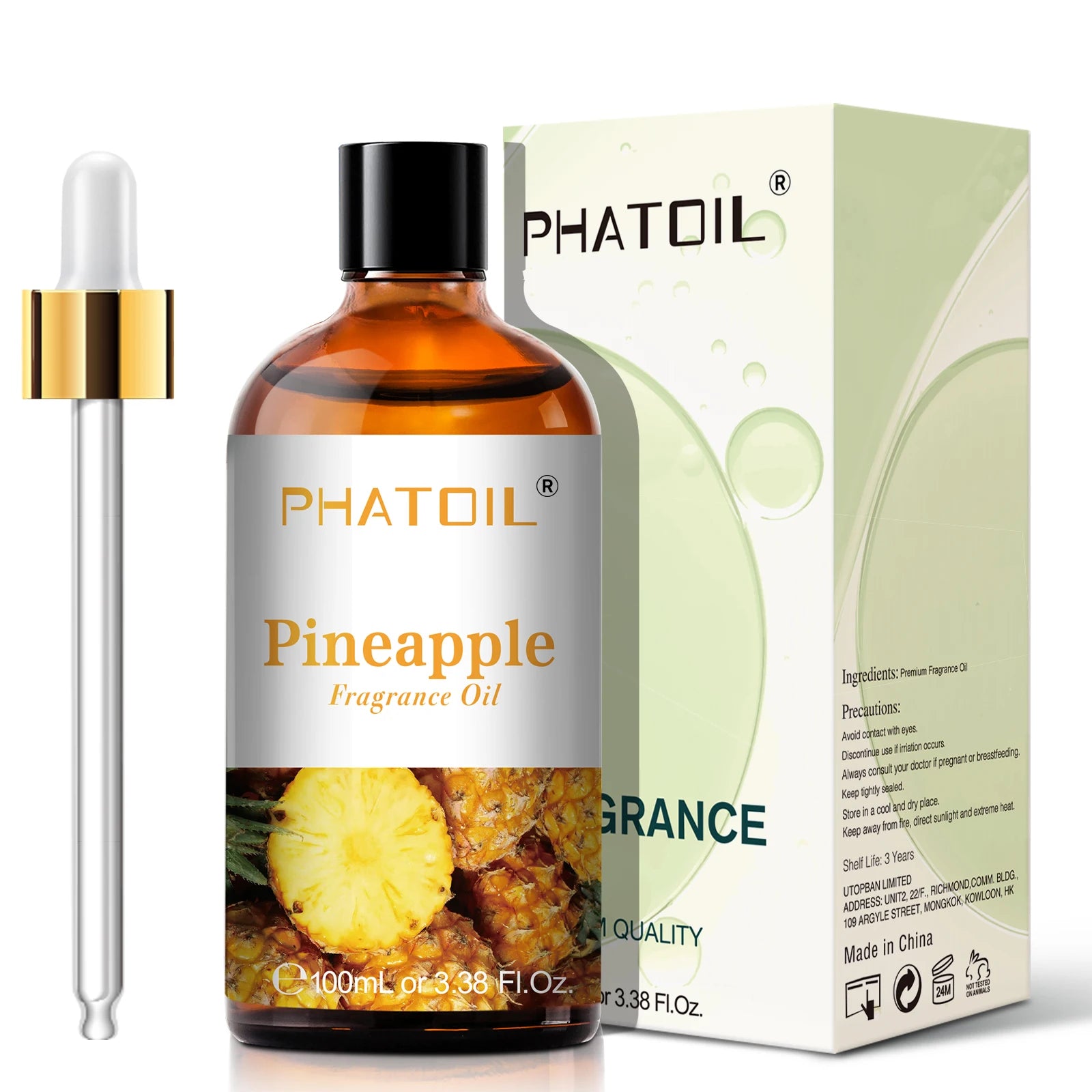 PHATOIL 100ml Sweet Fruity Fragrance Oil for Diffuser and Candle Making Coconut Vanilla Strawberry Lemon Peach Pear Aroma Oil - Vibrant Variety Store