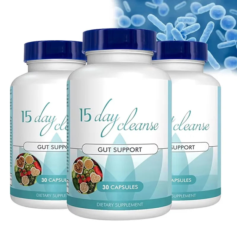 15-day Intestinal Cleansing and Detoxifying Capsules, Targeting The Overall Colon, Digestive Regulation, and Intestinal Health - Vibrant Variety Store
