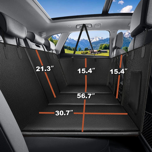 Back Seat Extender for Dogs Waterproof Dog Car Seat Cover Anti Scratch Carrier Mat - Vibrant Variety Store