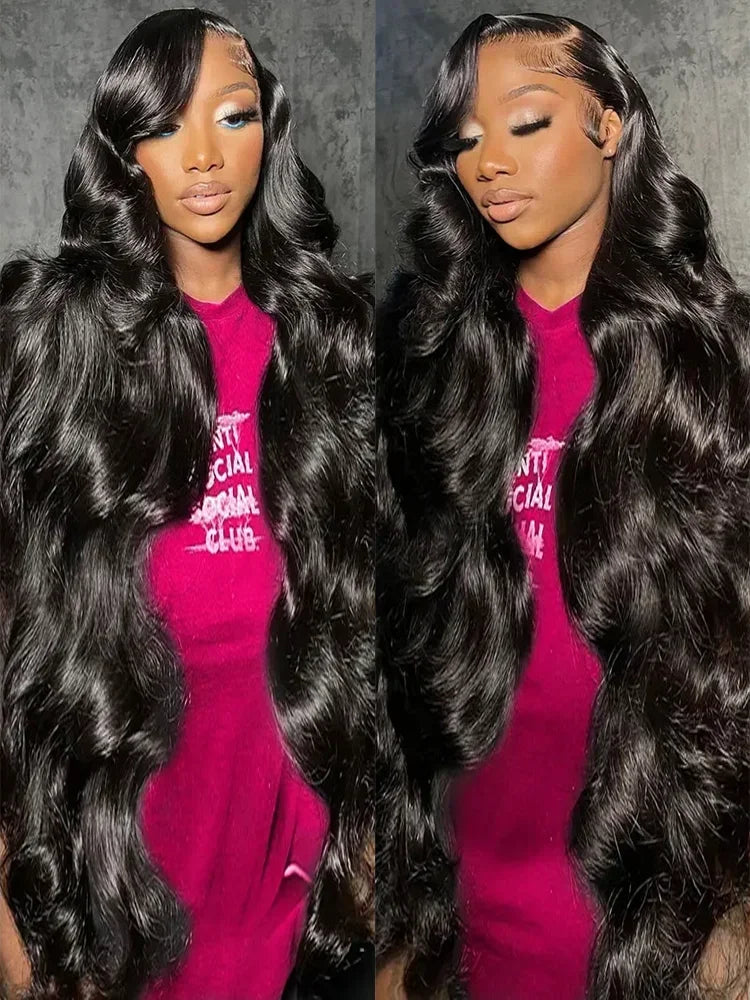 Body Wave Lace Wigs 13x6 HD Lace Frontal Wig 100% Raw Human Hair Loose Wave Lace Front Human Hair Wigs 4x4 HD Lace Closure Wig - Vibrant Variety Store