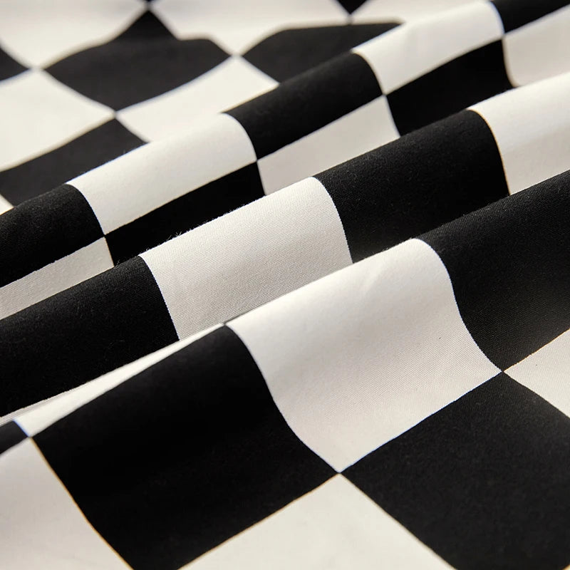 Cotton Fitted Sheet with Elastic Bands Non Slip Adjustable Mattress Cover for Double King Bed Non-Slip 140x200 160x200 200x200cm - Vibrant Variety Store