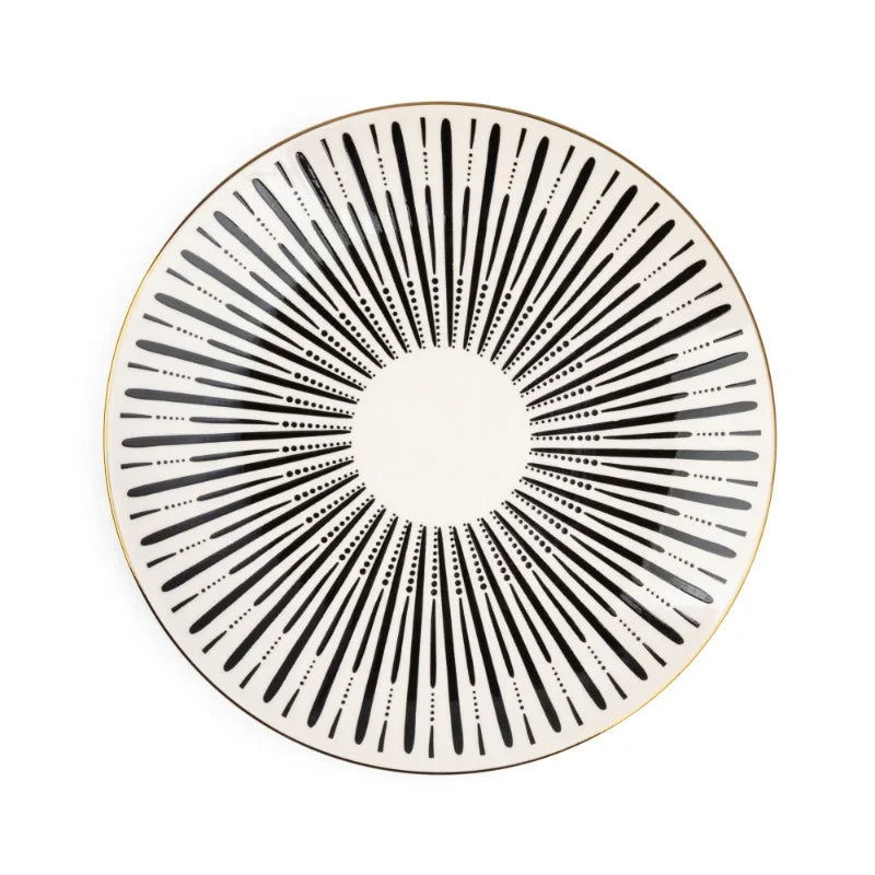 Calypso 12 Piece Stoneware Dinnerware Set, Service for 4 - Vibrant Variety Store