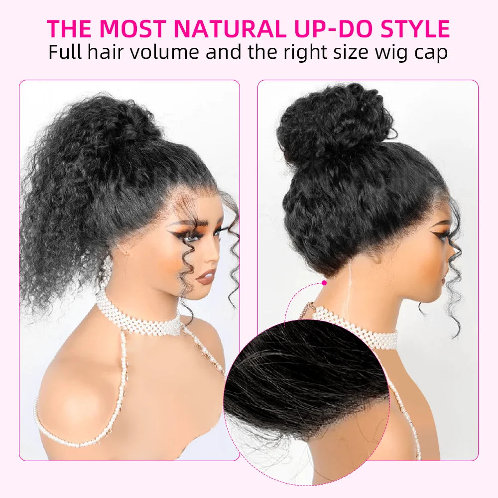 Hidden Strap Body Wave 360 HD Full Lace Front Wigs Human Hair Pre Plucked 12A Glueless Brazilian Virgin Wig With Drawstring