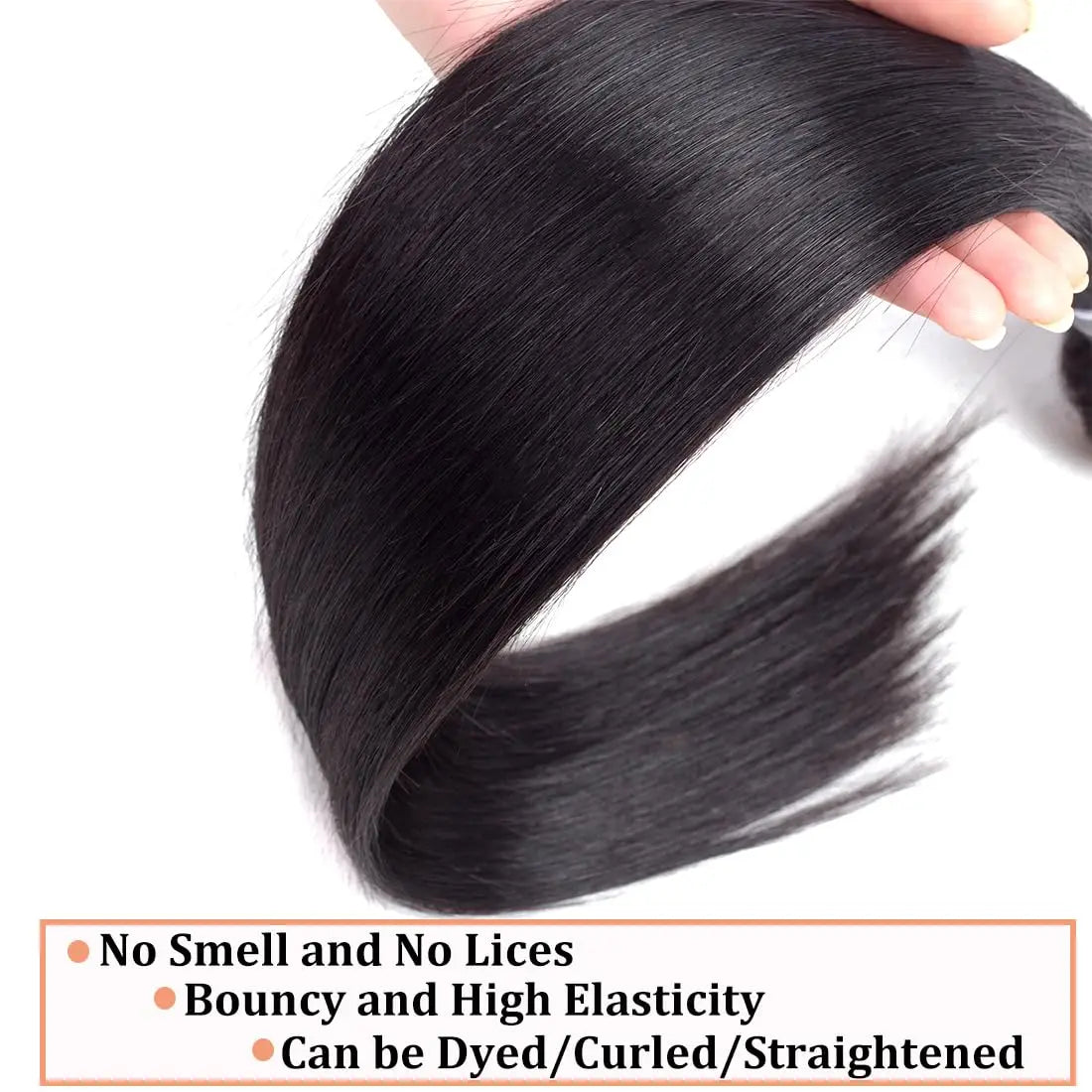 12A Straight Human Hair Bundles Human Hair 28 30 32 Inch Raw Hair Extensions Black Remy Weave 3 4 Bundles 3-5 Days Delivery - Vibrant Variety Store