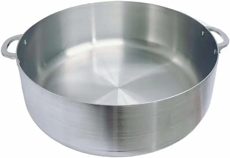 31 Qt Aluminum Caldero Cookware Pot Dutch Oven With Lid Satin Finish - Vibrant Variety Store