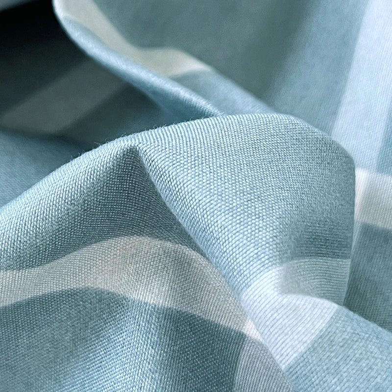 Cotton Fitted Sheet with Elastic Bands Non Slip Adjustable Mattress Cover for Double King Bed Non-Slip 140x200 160x200 200x200cm - Vibrant Variety Store