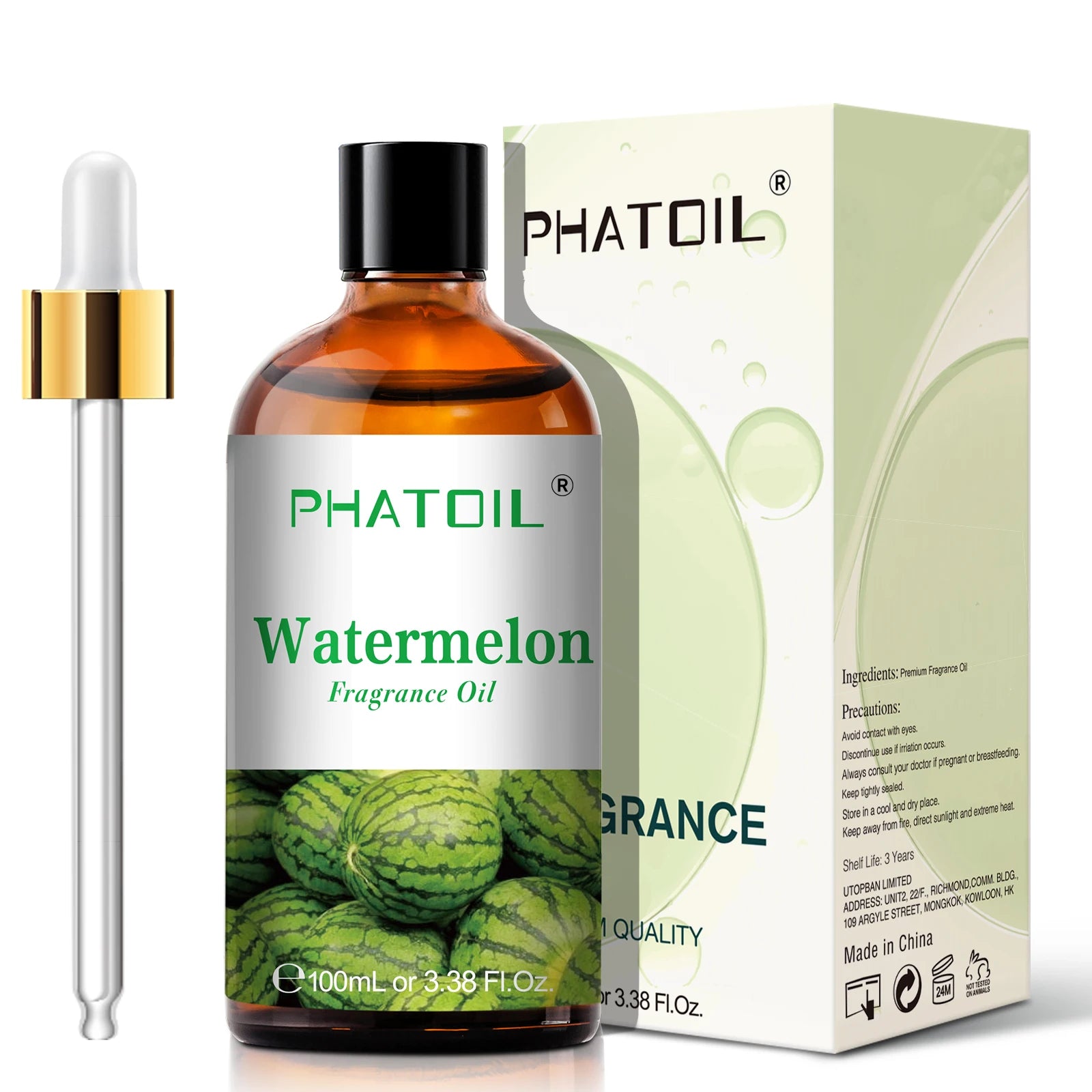 PHATOIL 100ml Sweet Fruity Fragrance Oil for Diffuser and Candle Making Coconut Vanilla Strawberry Lemon Peach Pear Aroma Oil - Vibrant Variety Store
