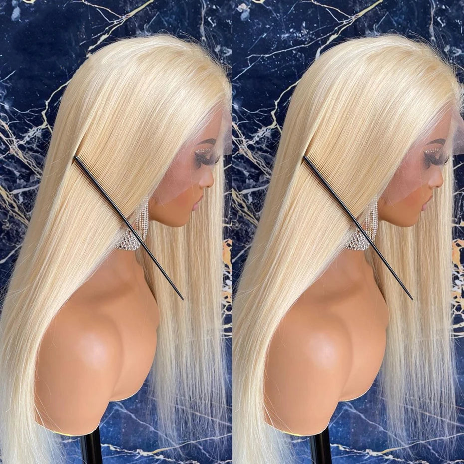 200 Density 613 Hd Lace Frontal Wig 13x4 13x6 360 Blonde Lace Front Human Hair Wigs For Women Preplucked Brazilian Straight Hair - Vibrant Variety Store