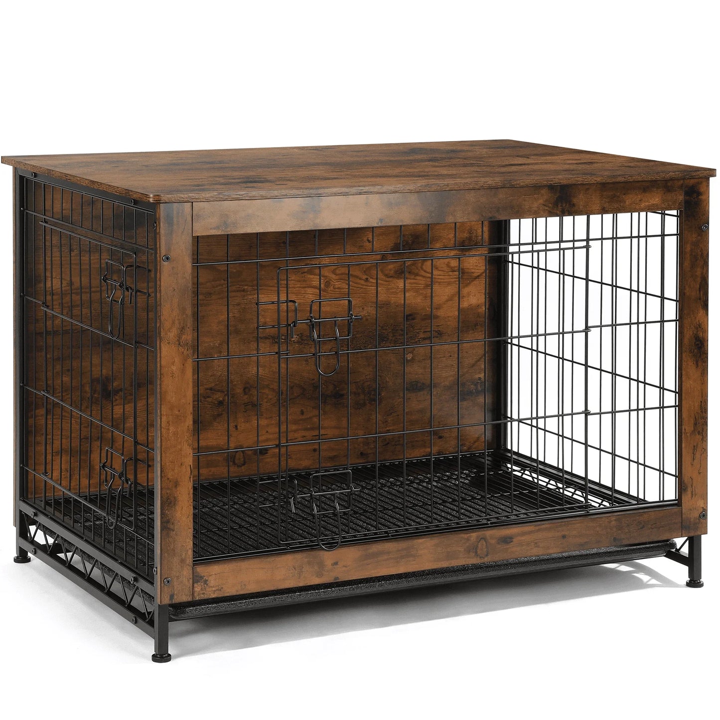 Modern Dog Crate Furniture for Large Dogs Up to 70 Pounds Side End Table Indoor Pet Kennel - Vibrant Variety Store