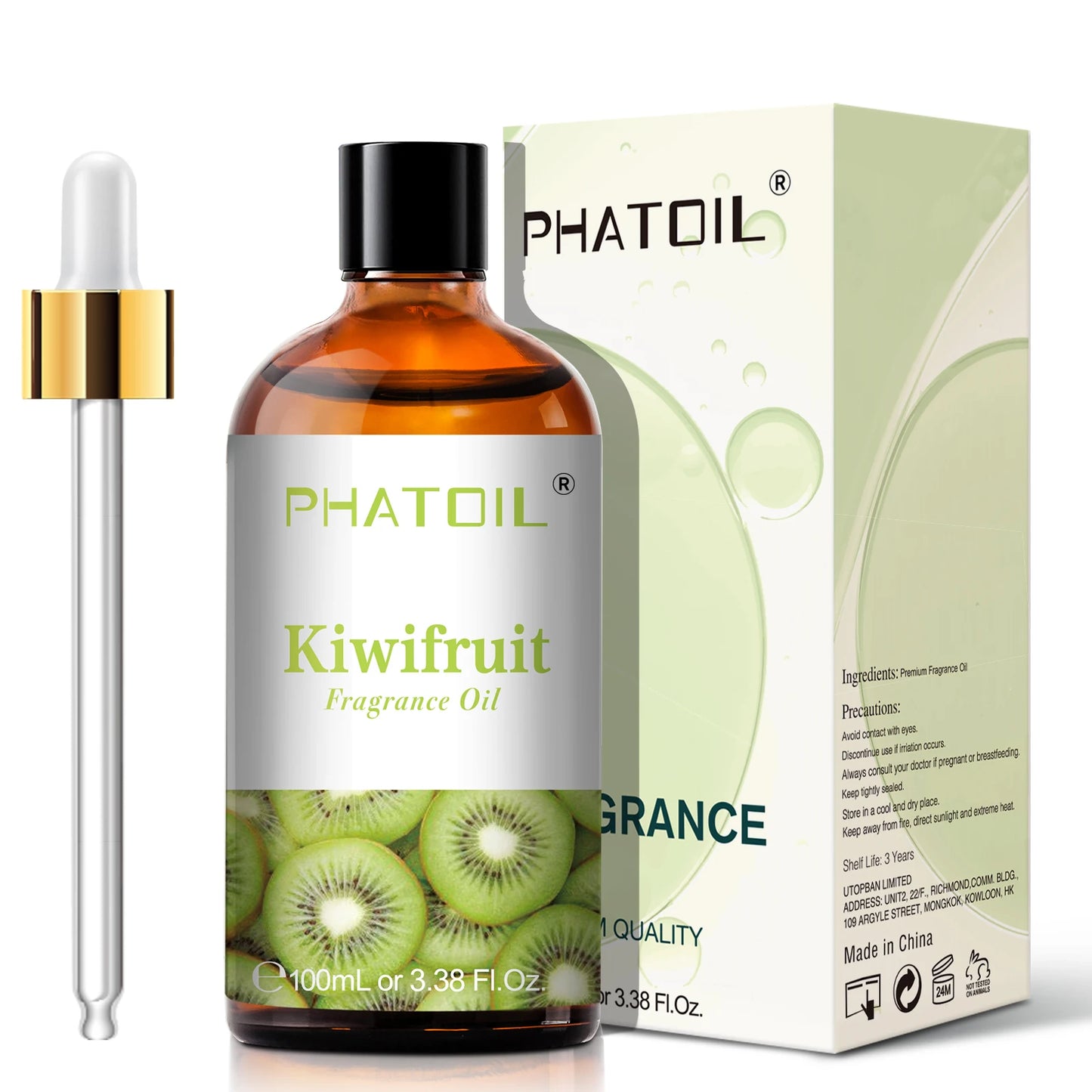 PHATOIL 100ml Sweet Fruity Fragrance Oil for Diffuser and Candle Making Coconut Vanilla Strawberry Lemon Peach Pear Aroma Oil - Vibrant Variety Store