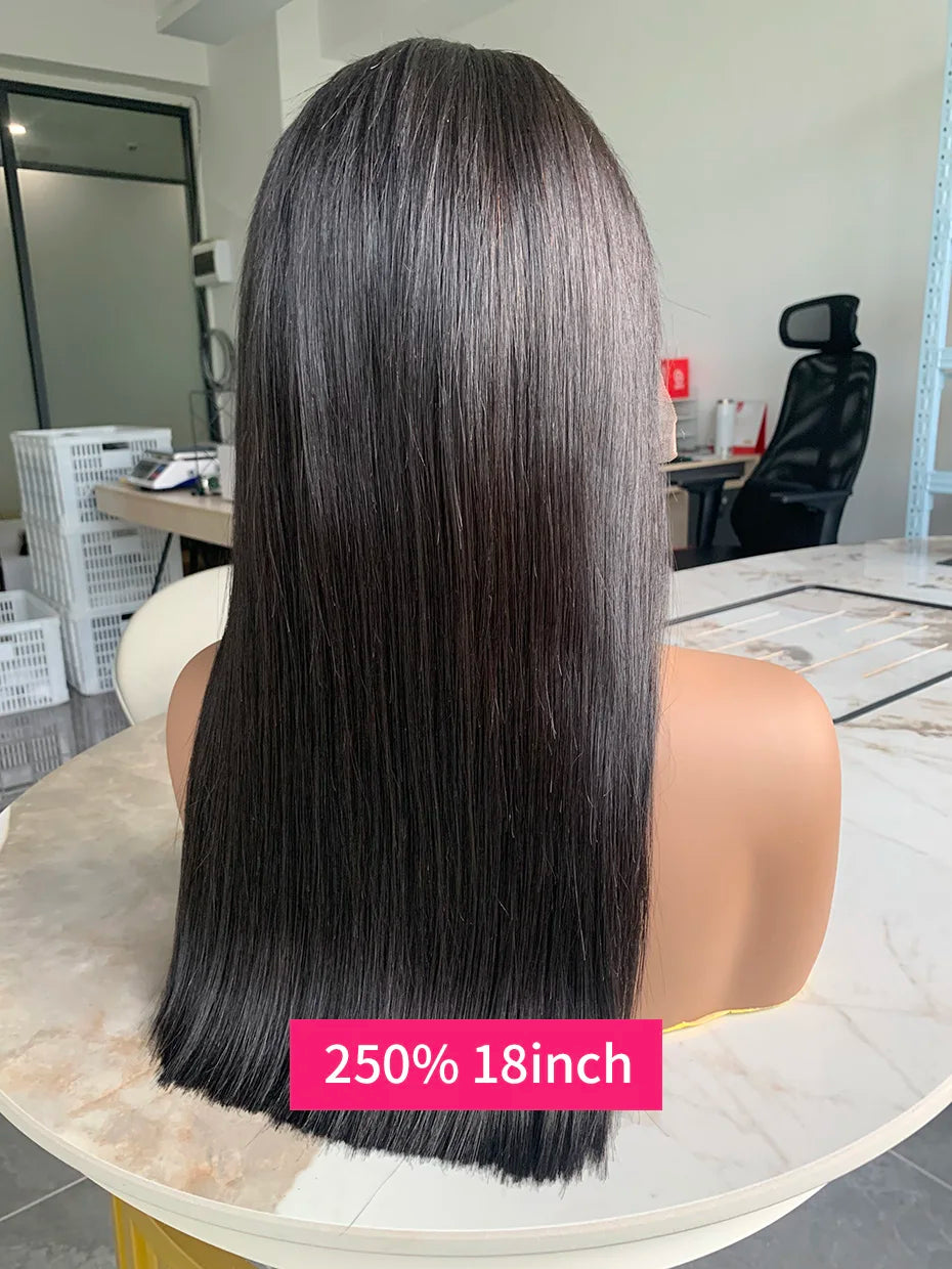 13x4 Bob Wigs Bone Straight Human Hair Wigs 13x6 Lace Frontal Hair Extensions Wig 100 Vietnamese Lace Front Human Hair Wig Black