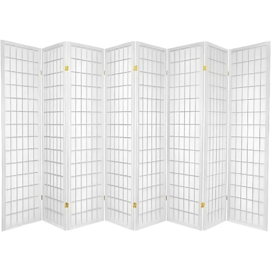 Panel Japanese Style Room Screen Divider White Finish - Vibrant Variety Store