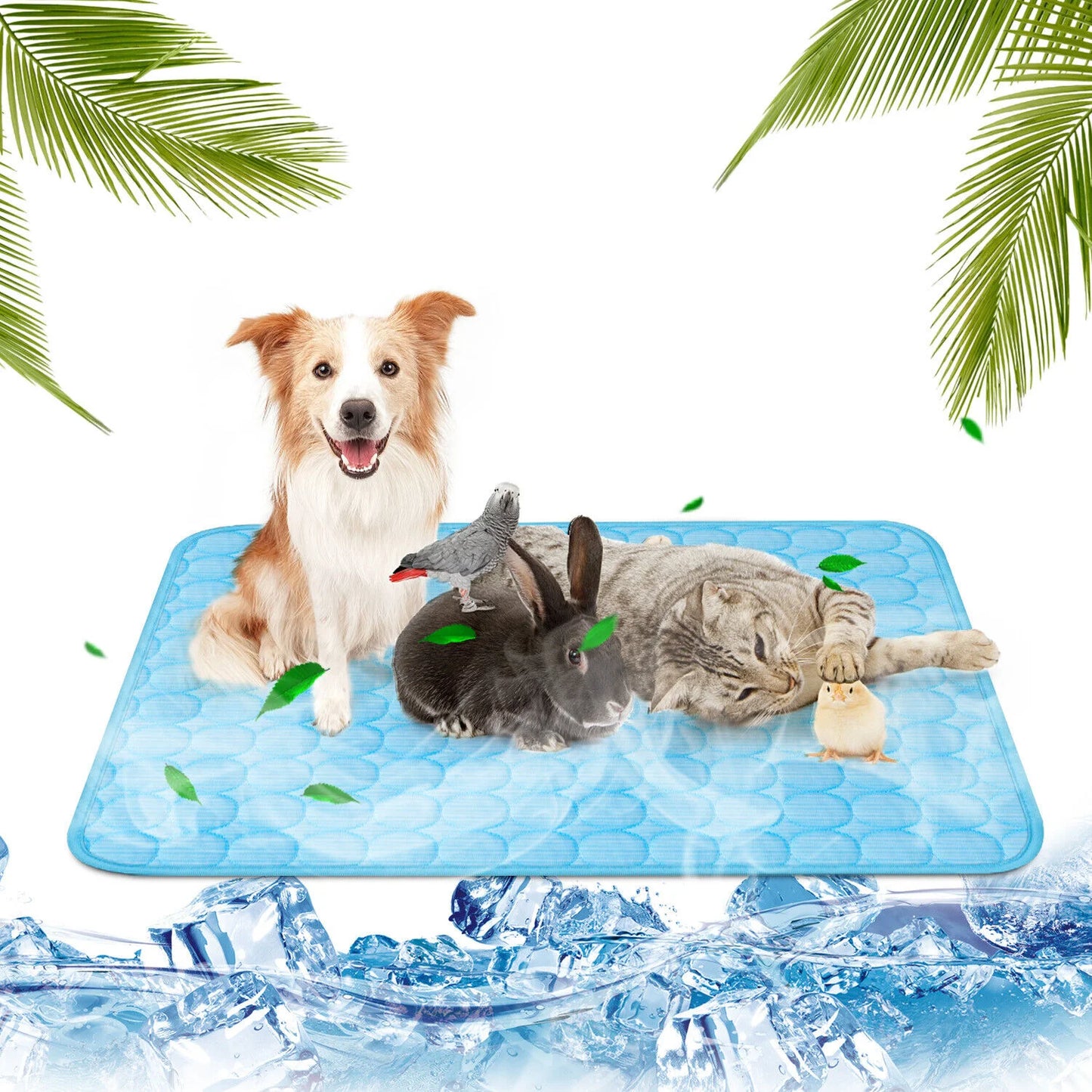 Pet Cooling Mat Cool Pad Cushion Dog Cat Puppy Blanket Summer Sleeping Bed - Vibrant Variety Store