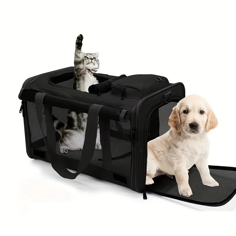 Pet Carrier for Large and Medium Cats Soft-Sided Pet Carrier for Big Medium Cats and Puppy Dog Carriers Cat Carriers - Vibrant Variety Store