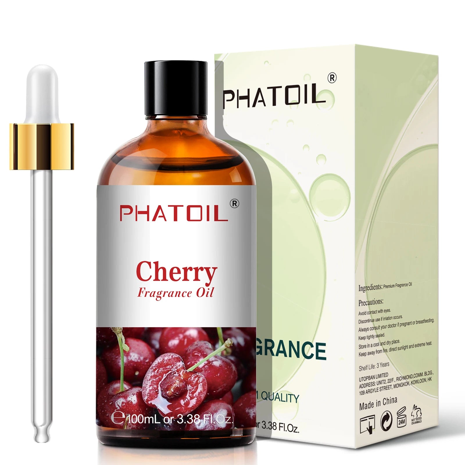 PHATOIL 100ml Sweet Fruity Fragrance Oil for Diffuser and Candle Making Coconut Vanilla Strawberry Lemon Peach Pear Aroma Oil - Vibrant Variety Store