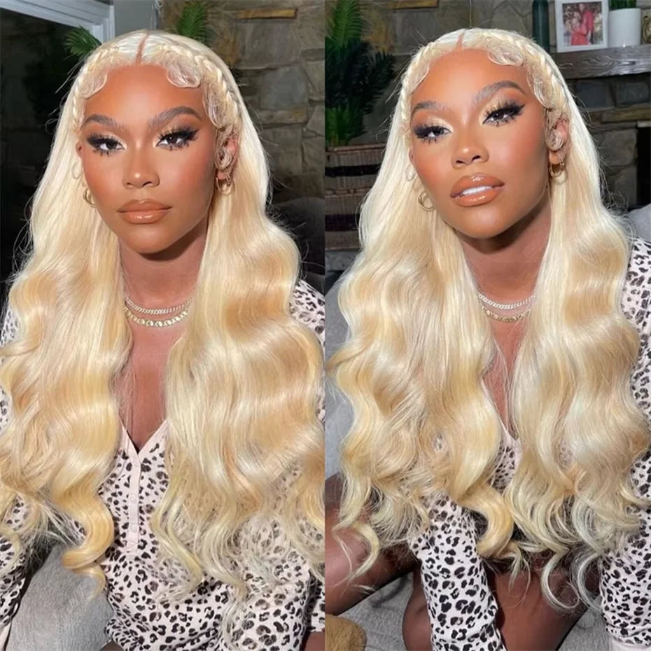200 Density 613 Hd Lace Frontal Wig 13x4 13x6 360 Blonde Lace Front Human Hair Wigs For Women Preplucked Brazilian Straight Hair - Vibrant Variety Store
